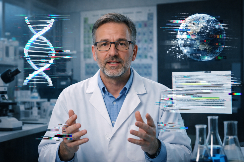 Divulgación científica con glitches