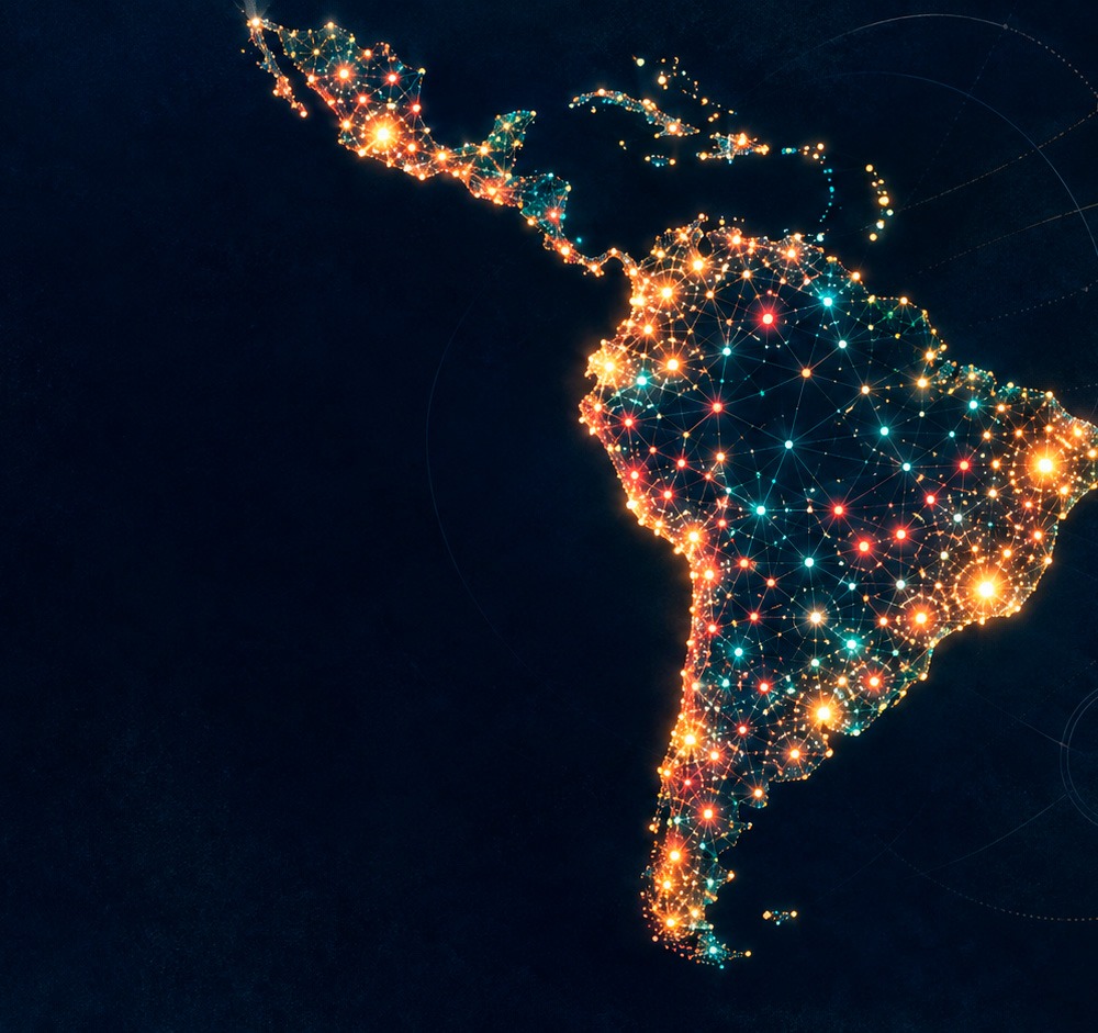 Mapa de calor de la adopción de la IA en latinoamérica